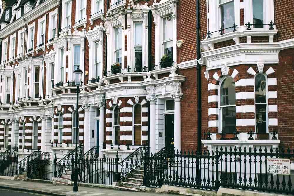 Terraced houses in London